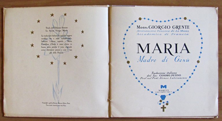 MARIA MADRE DI GESU', I ed. 1948 - ill. MERCIER