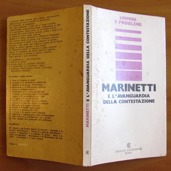 MARINETTI E L'AVANGUARDIA DELLA CONTESTAZIONE