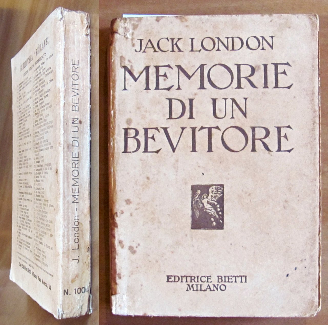 MEMORIE DI UN BEVITORE, 1933