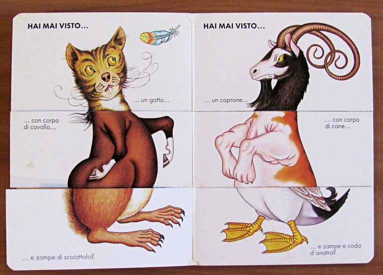 MESCOLA E INVENTA PAZZI ANIMALI - Libro Pop-Up, I ed. …
