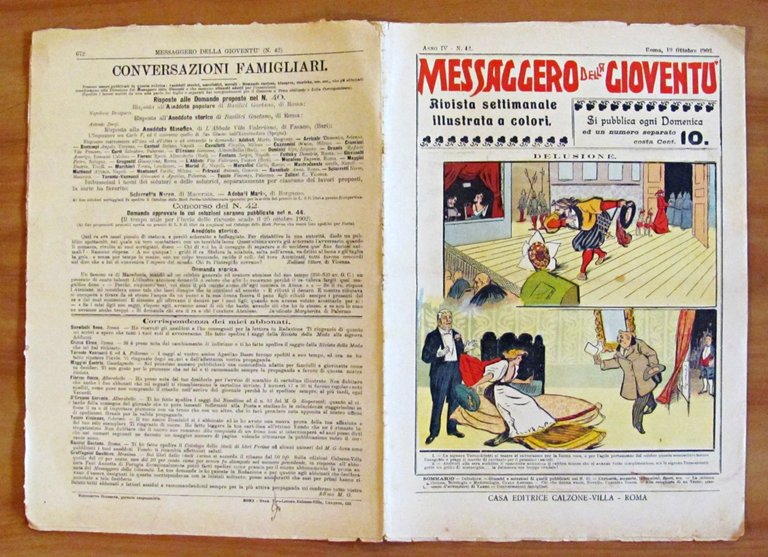 MESSAGGERO DELLA GIOVENTU' - Rivista settimanale illustrata a colori - …