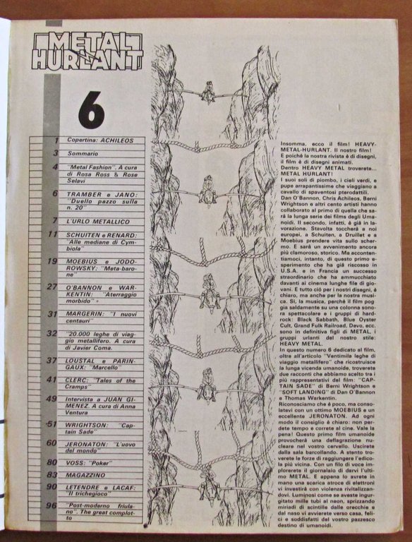 METAL HURLANT - ANTOLOGIA N.1 - Raccolta dei numeri 6, … | Immagine Gallery 2