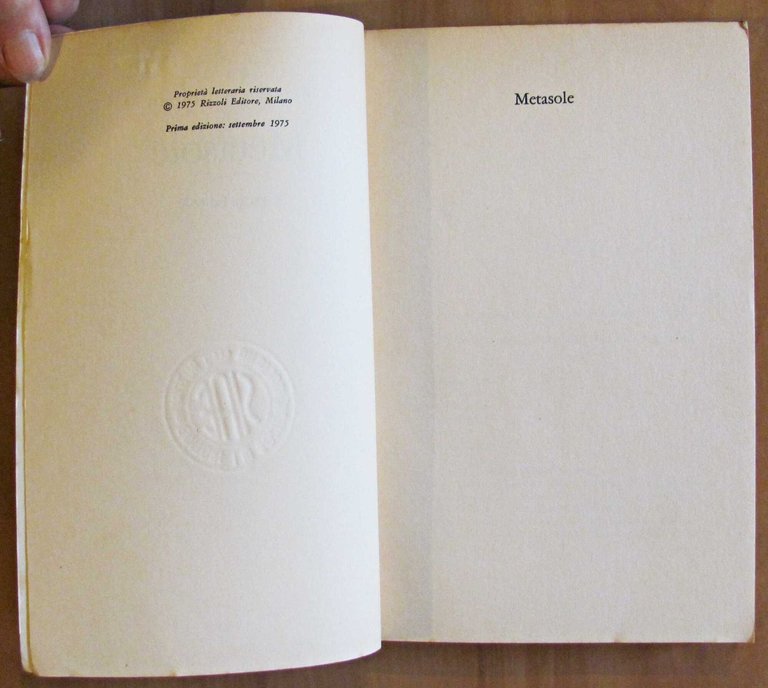 METASOLE - Collana La Scala, I ed. 1975 | Immagine Gallery 3