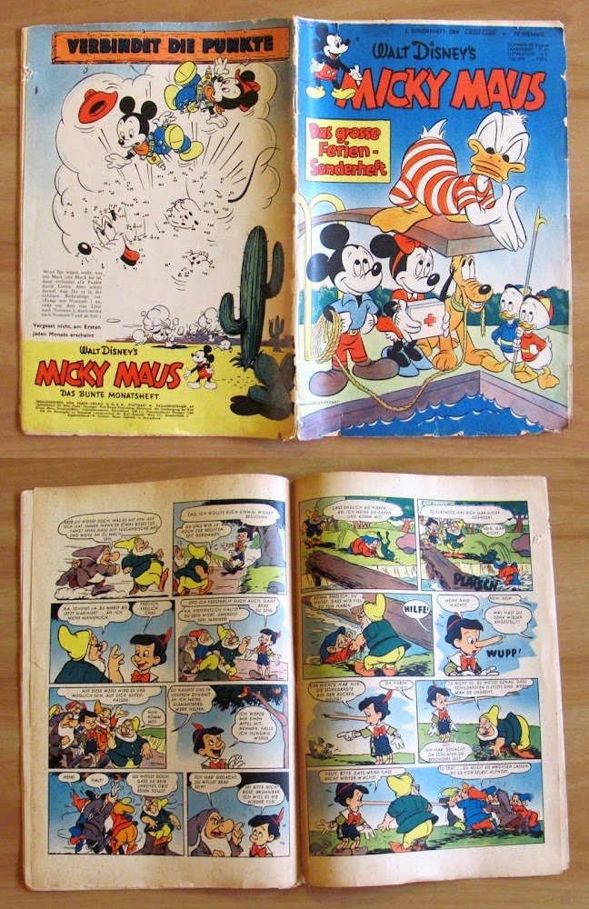 MICKY MAUS Sonderheft N.5 - Con PINOCCHIO e i 7 …