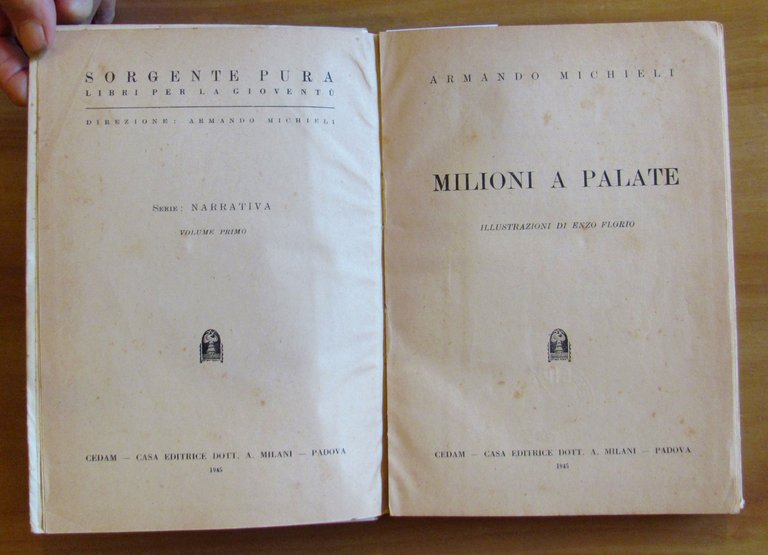 MILIONI A PALATE - Coll. Sorgente Pure, 1945 - ill. … | Immagine Gallery 3