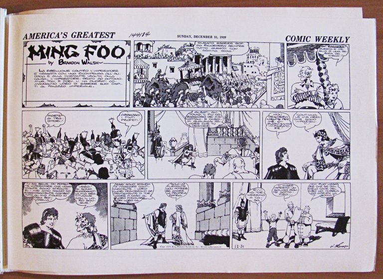 MING FOO - Ristampa Anastatica ANAF - Tiratura Limitata, 1983
