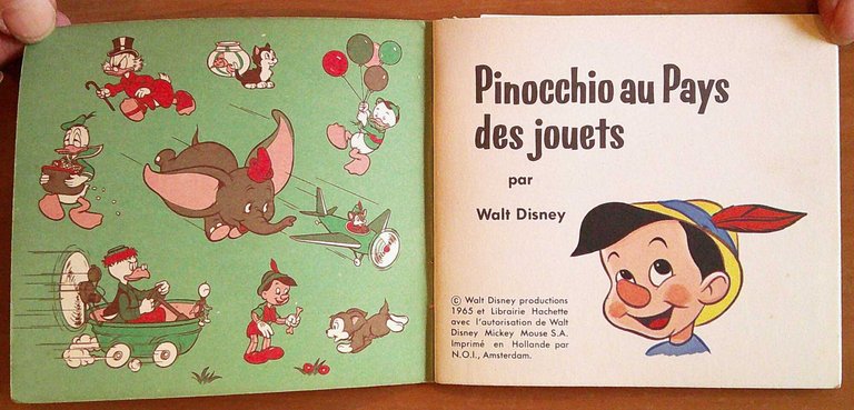 Mini Livres PINOCCHIO AU PAYS DES JOUETS N.64, 1965
