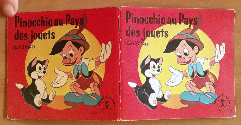 Mini Livres PINOCCHIO AU PAYS DES JOUETS N.64, 1965