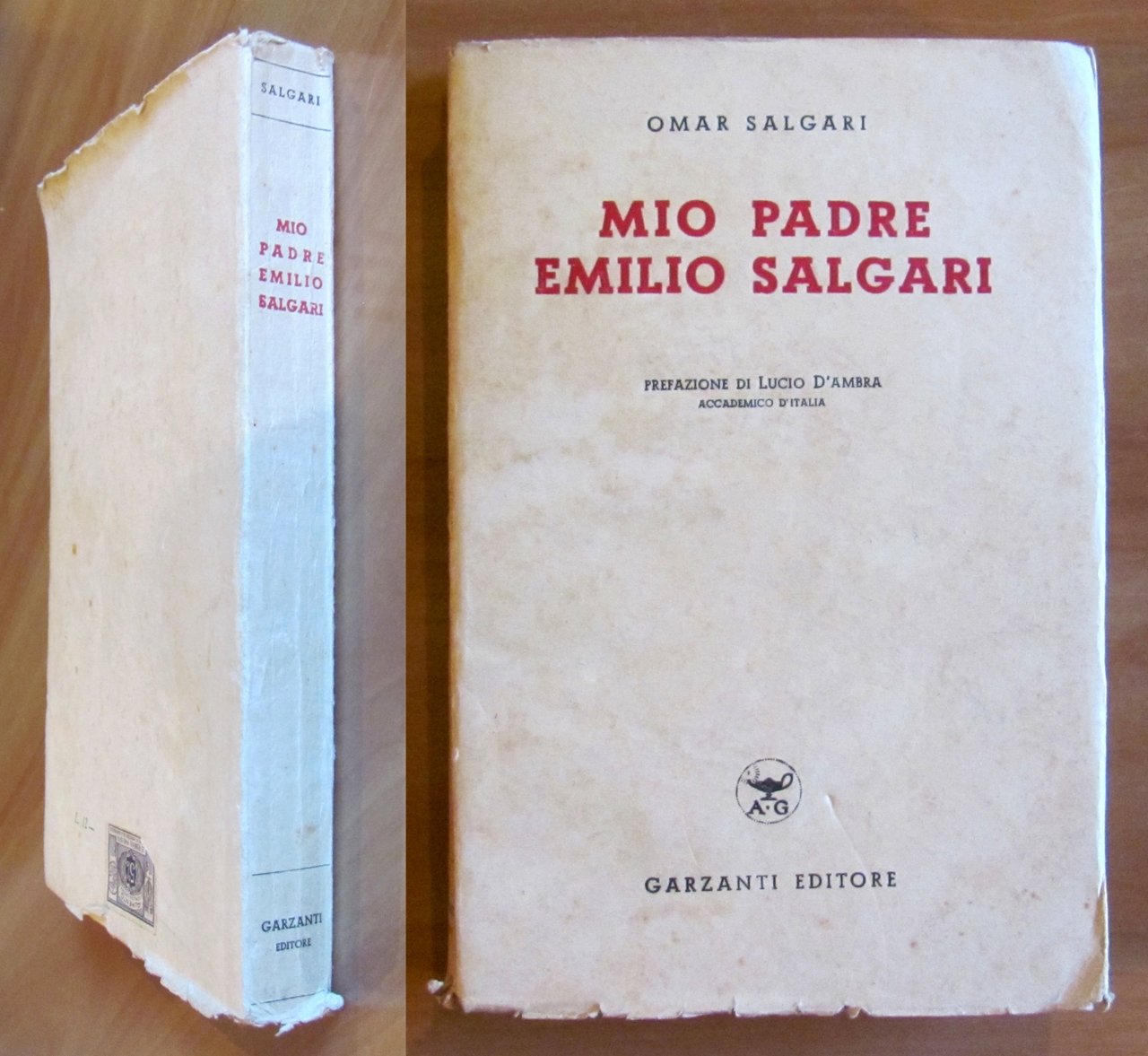 MIO PADRE EMILIO SALGARI, I ed. 1940 - Illustrato