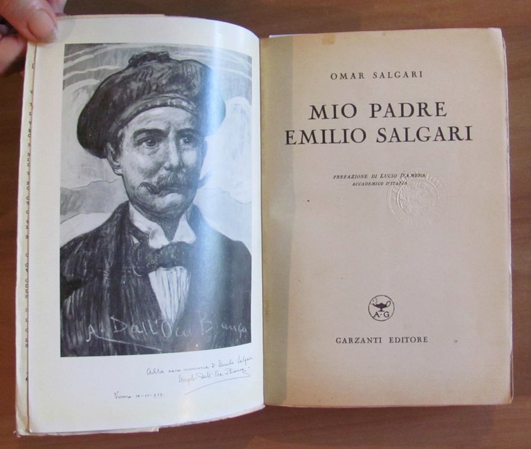 MIO PADRE EMILIO SALGARI, I ed. 1940 - Illustrato