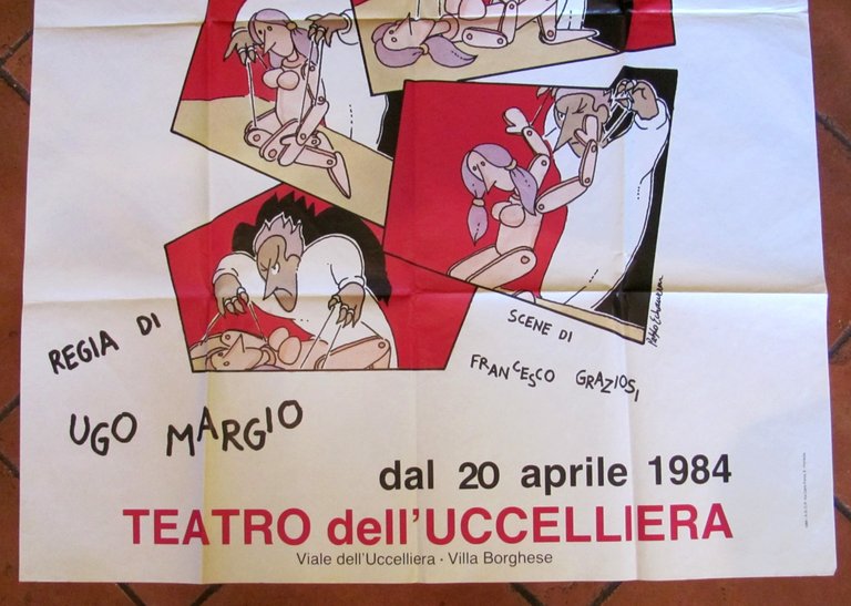 Mnifesto Originale OTHELLO - Teatro dell'Uccelliera, 1984