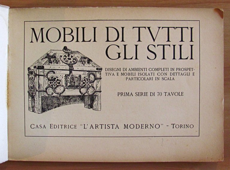 MOBILI DI TUTTI GLI STILI - Collana L'ARTISTA MODERNO