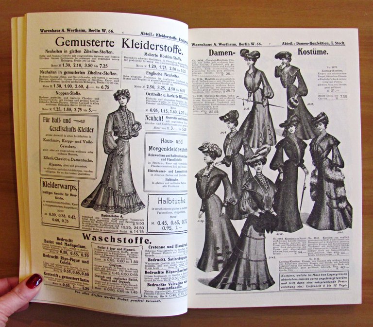 MODE-KATALOG - WARENHAUS A. WERTHEIM 1903-1904