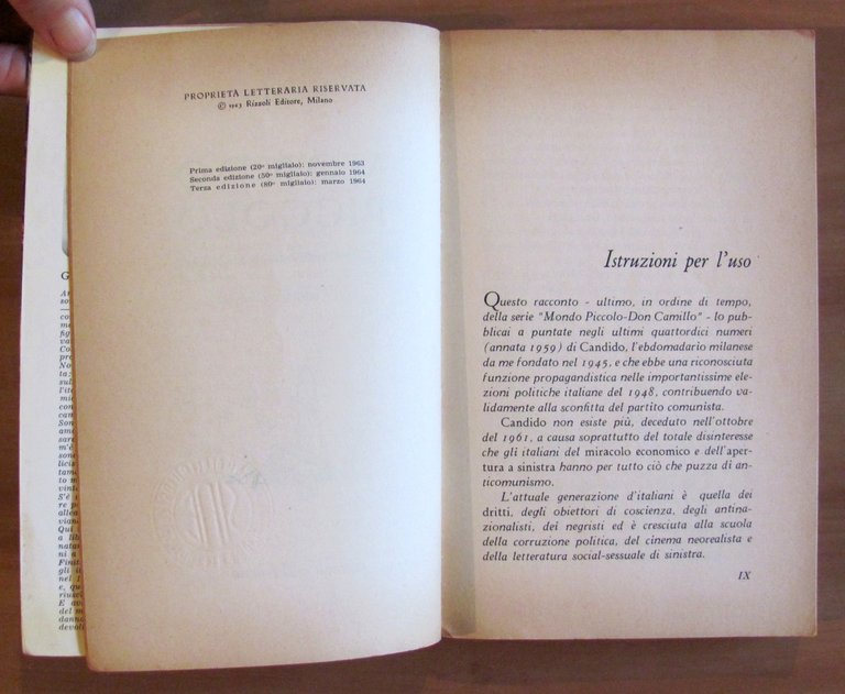 MONDO PICCOLO - IL COMPAGNO DON CAMILLO, 1964
