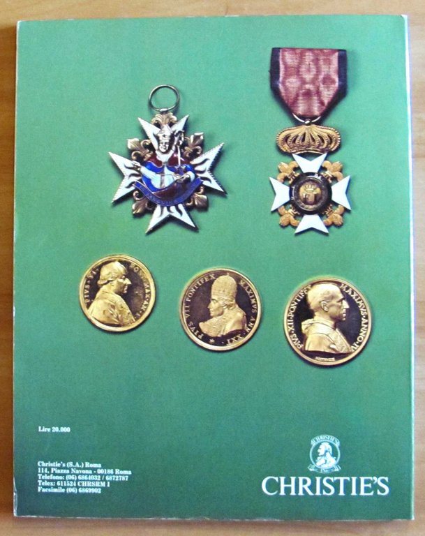 MONETE, MEDAGLIE E MILITARIA - Asta Christie's, 1989 | Immagine Gallery 8