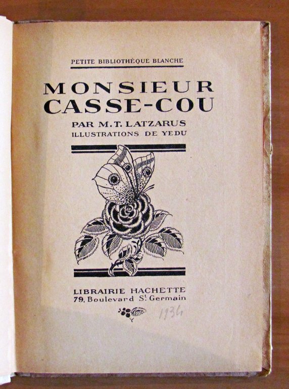 MONSIEUR CASSE-COU - Coll. BIBLIOTHEQUE BLANCHE - ill. Yedu