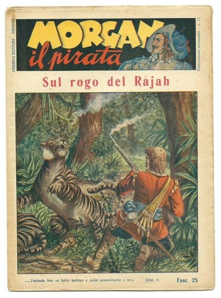 MORGAN IL PIRATA Fasc. n.25 - Sul rogo del Rajah