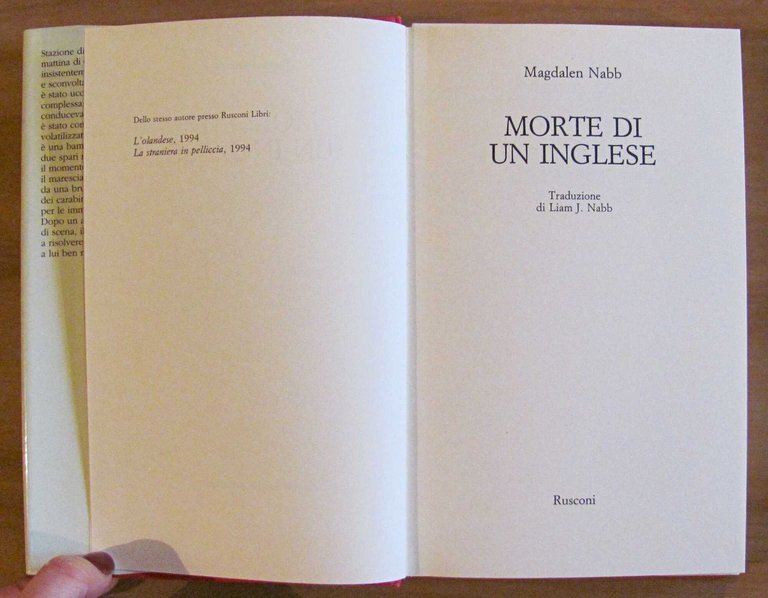 MORTE DI UN INGLESE - Le indagii del Maresciallo Guarnaccia, …