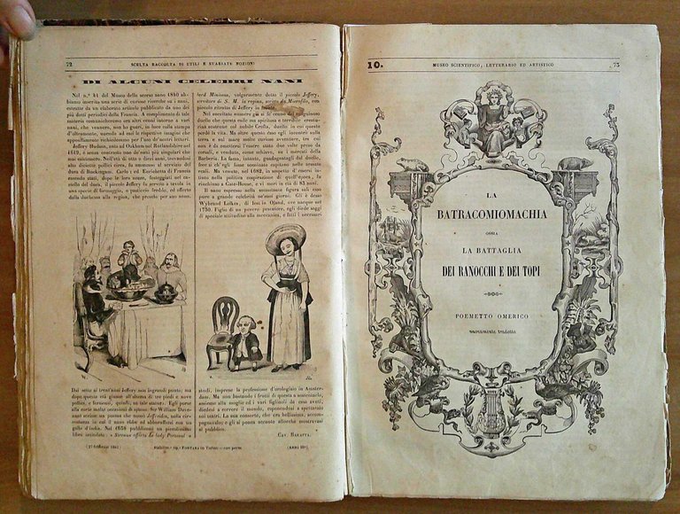 MUSEO SCIENTIFICO, LETTERARIO ED ARTISTICO - Anno III, 1841