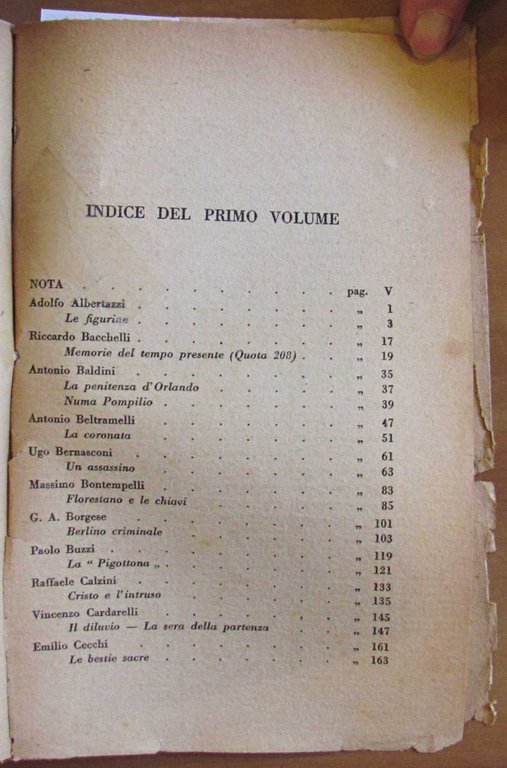 NARRATORI CONTEMPORANEI Primo Volume, 1921 | Immagine Gallery 4