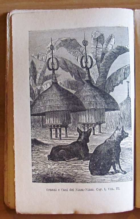 NEL CENTRO DELL'AFRICA - 3 Volumi, Non Completo, 1879