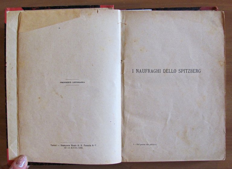 NEL PAESE DEI GHIACCI, 1919 - ill. DELLA VALLE