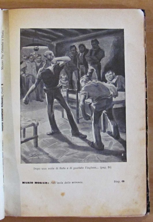 NELL'ISOLA DELLE SCIMMIE, anni '20 - ill. SACCHETTI