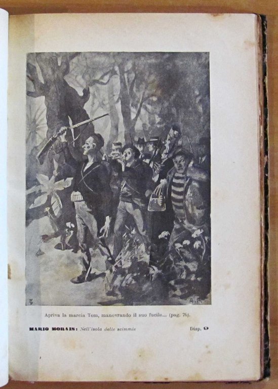 NELL'ISOLA DELLE SCIMMIE, anni '20 - ill. SACCHETTI