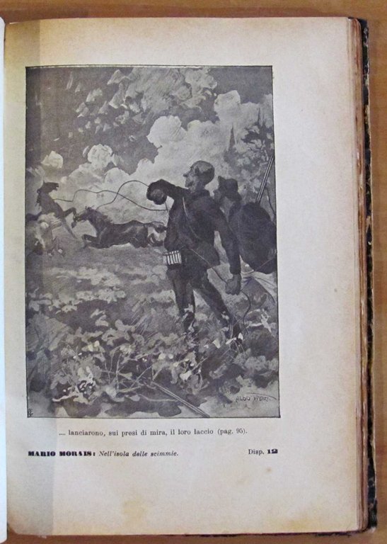 NELL'ISOLA DELLE SCIMMIE, anni '20 - ill. SACCHETTI