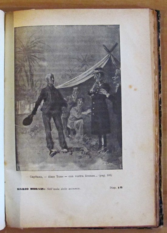 NELL'ISOLA DELLE SCIMMIE, anni '20 - ill. SACCHETTI