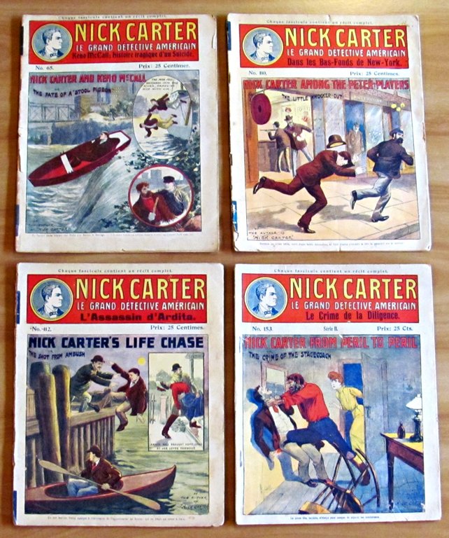 NICK CARTER Le Grand Detective Americain - Lotto di 8 …