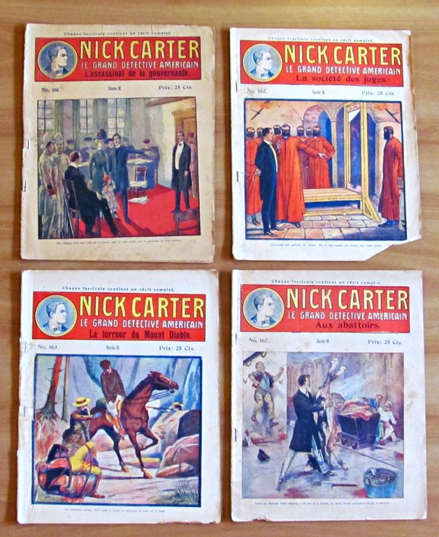 NICK CARTER Le Grand Detective Americain - Lotto di 8 …