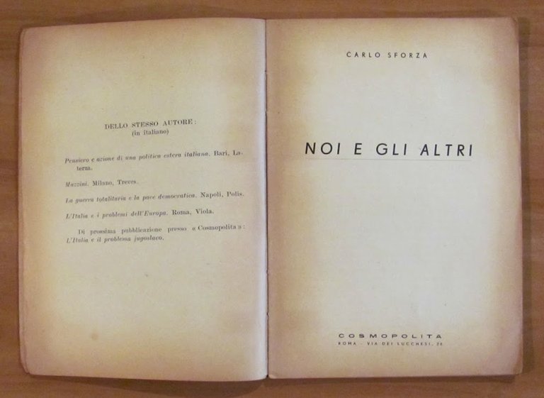 NOI E GLI ALTRI - Collana Politica N.5, 1945
