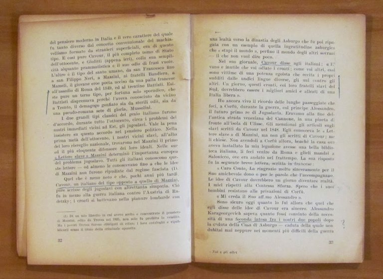 NOI E GLI ALTRI - Collana Politica N.5, 1945
