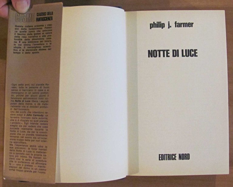 NOTTE DI LUCE - Cosmo Oro, I ed. 1976