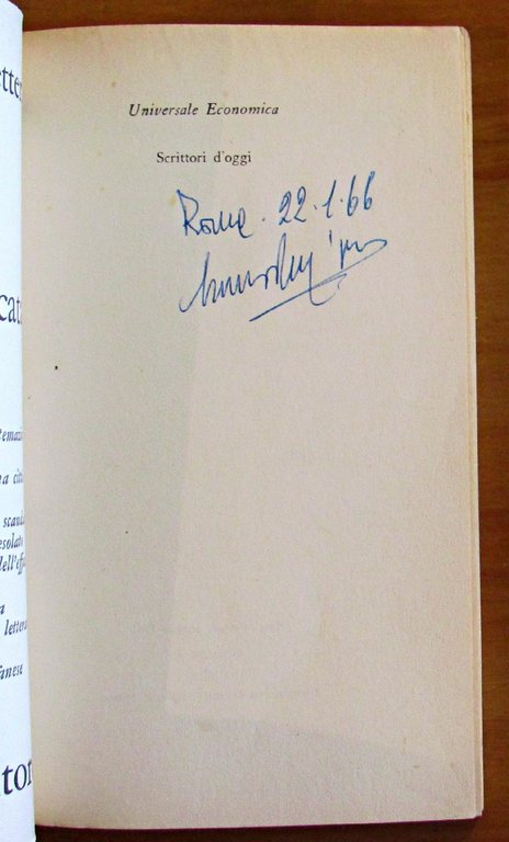 NOTTURNO D'ALBERGO - Collana Universale Economica 331, I ed. 1961