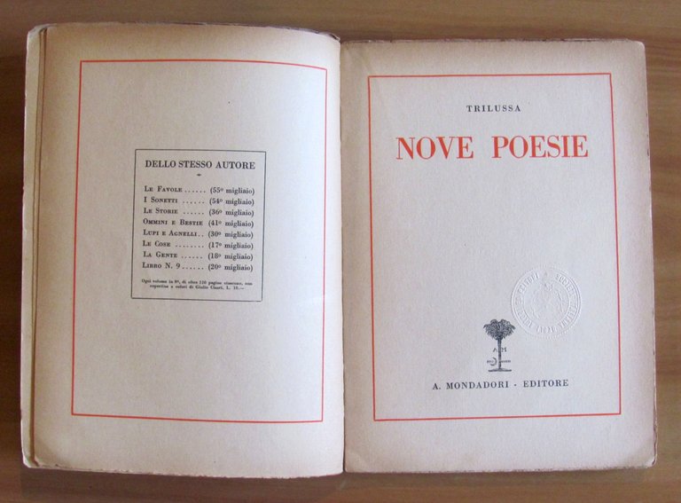 NOVE POESIE, 1930