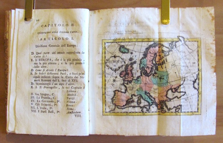 NUOVO ATLANTE PORTATILE - presso Bassaglia, 1777 con 24 Carte …