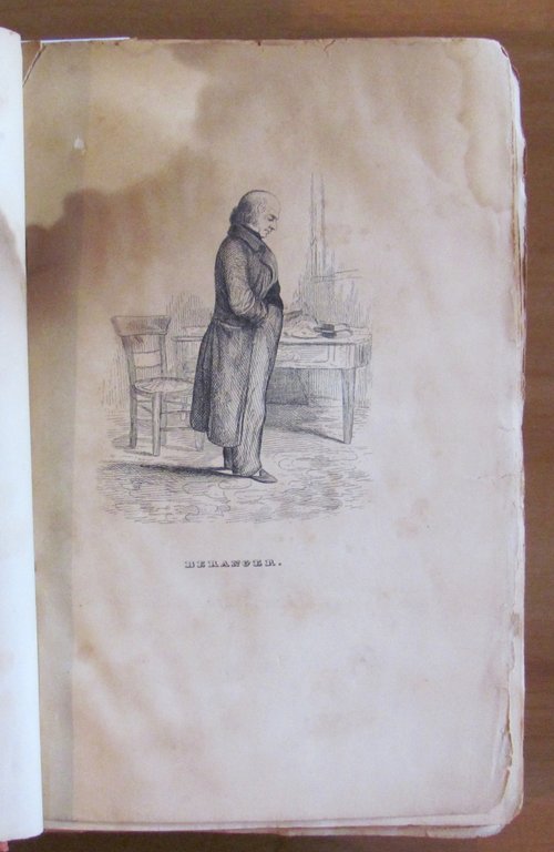 OEUVRES COMPLETES DE BERANGER, 1844 - illustrations de GRANDVILLE