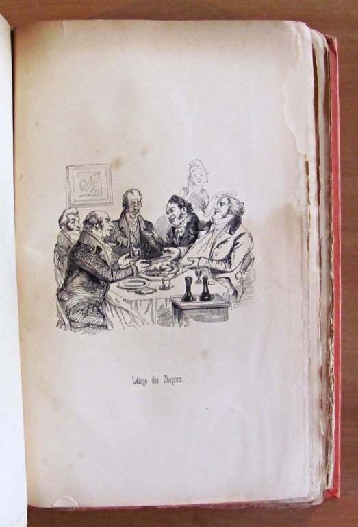 OEUVRES COMPLETES DE BERANGER, 1844 - illustrations de GRANDVILLE