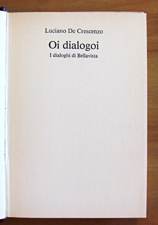 OI DIALOGOI - I DIALOGHI DI BELLAVISTA