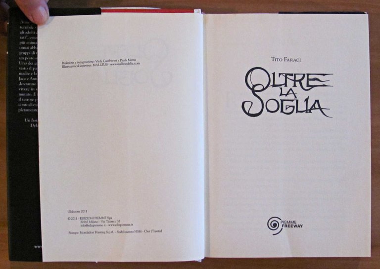 OLTRE LA SOGLIA, I ed. 2011
