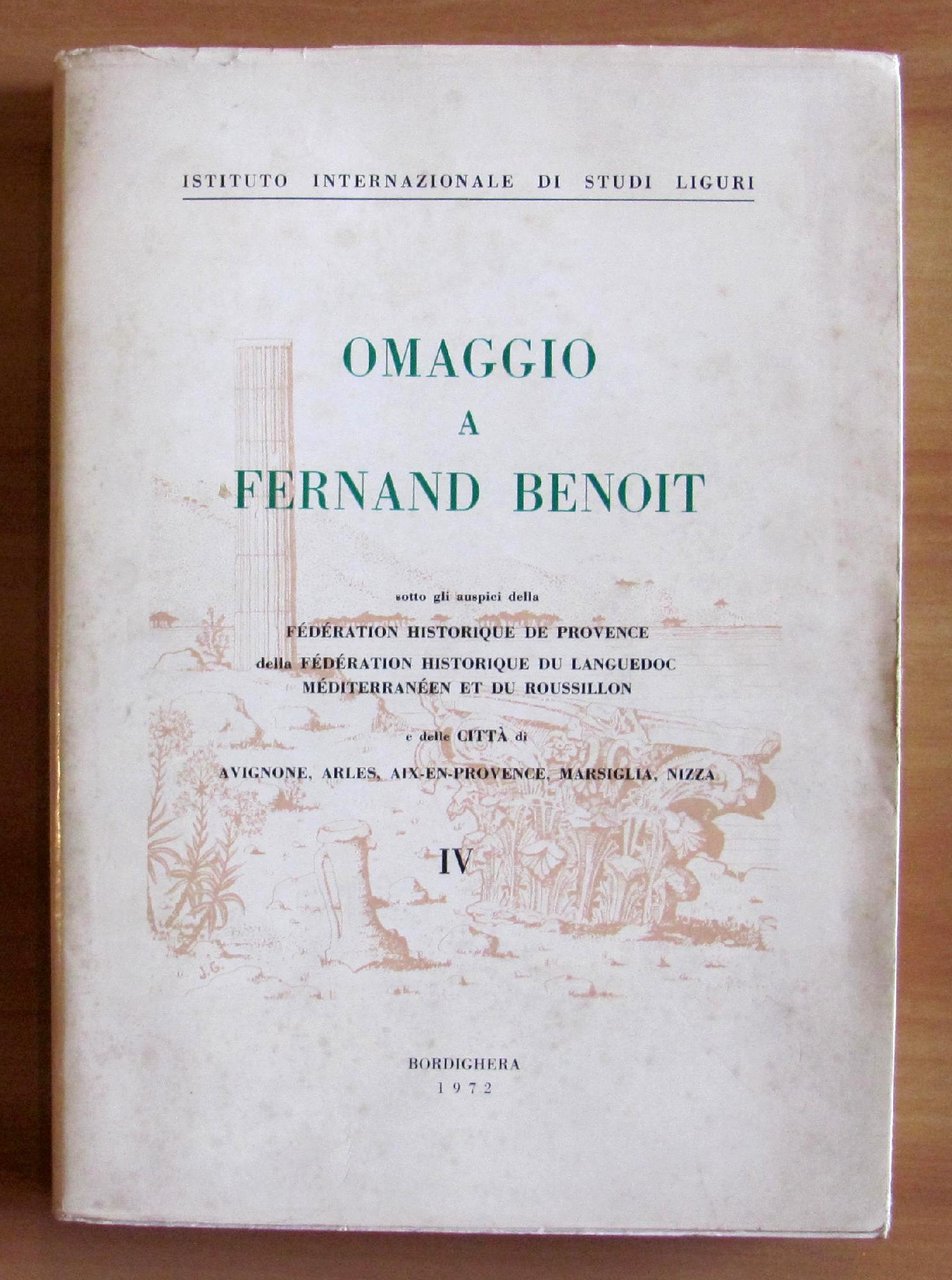 OMAGGIO A FERNAND BENOIT - Volume IV