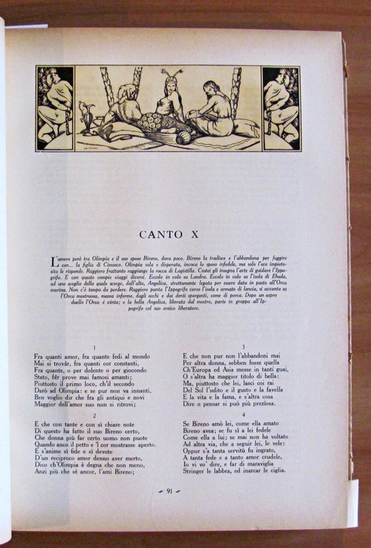 ORLANDO FURIOSO, I ed. 1945 - ill. GALIZZI