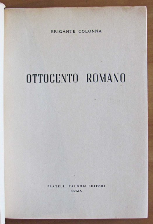OTTOCENTO ROMANO con 18 tavole | Immagine Gallery 2