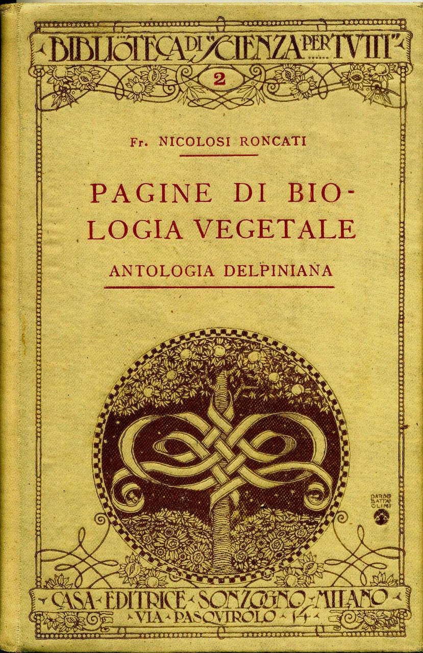 PAGINE DI BIOLOGIA VEGETALE - Antologia Delpiniana