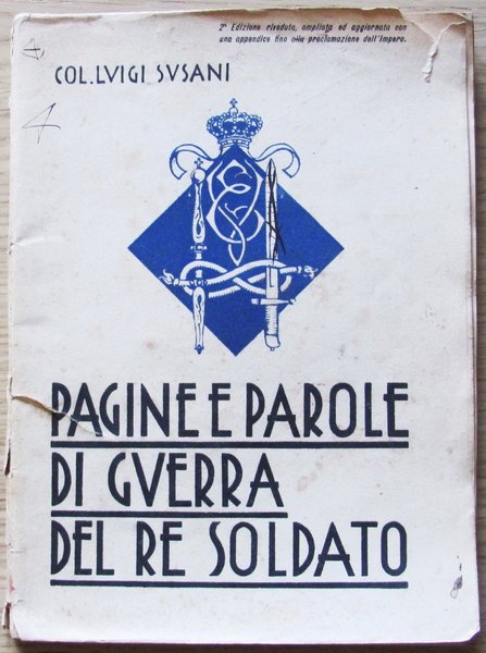 PAGINE E PAROLE DI GUERRA DEL RE SOLDATO (Maggio 1915 …