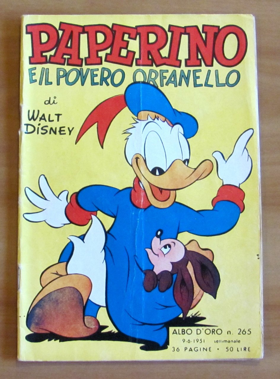 PAPERINO E IL POVERO ORFANELLO - Albo d'Oro N.265 del …