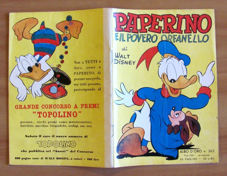 PAPERINO E IL POVERO ORFANELLO - Albo d'Oro N.265 del …