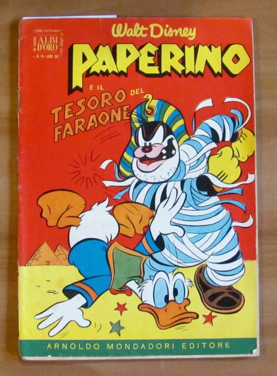 PAPERINO E IL TESORO DEL FARAONE - Albo d'Oro N.16, …